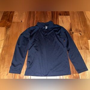 Chap boys long sleeve navy polo 
Size 8